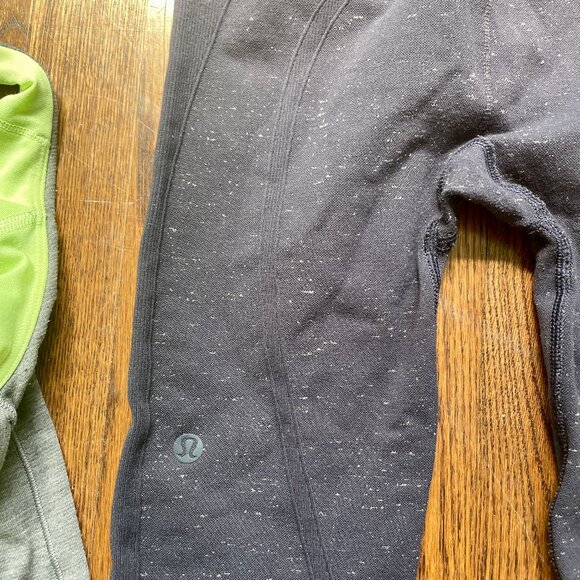 Lot of 3 Women's Sz 2 Lululemon Leggings (Inseams 26.5 + 17") + Tank Top - Picture 12 of 12